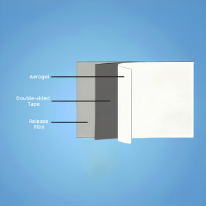 Membrane isolante aérogel autocollante en PET AGF-PADR ultra-mince - Anchor-Tech
